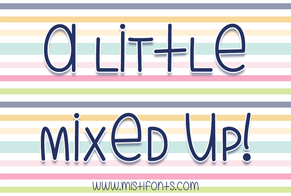 A Little Mixed Up: A Playful Handwritten Font for Digital Brands
