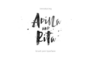 Adilla and Rita: A Warm, Hand-Brushed Typeface for Real Small Business Branding