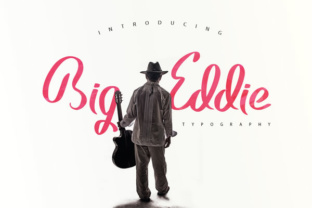 Big Eddie: A Playful Script Font That Feels Like Hand-Drawn Joy