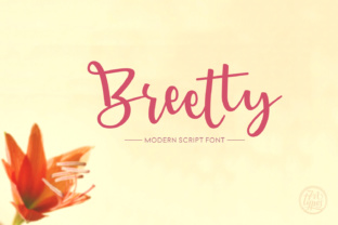 Breetty: A Playful Script Typeface for Digital Creators