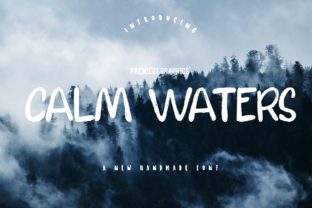 Calm Waters: A Playful Handwritten Font for Editorial Charm