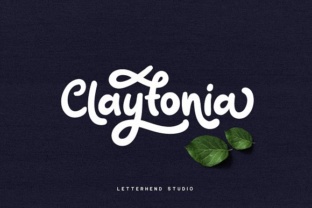 Claytonia: A Bold Hand-Drawn Script Typeface for Digital Branding