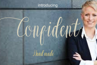 Confident: A Fluid Script Font for Thoughtful Editorial Moments
