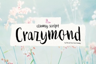 Crazymond: A Playful Display Font for Campaign Headlines