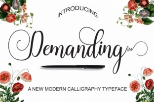 Demanding: A Script Font That Earns Its Name
