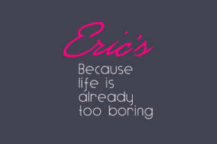Eric s Handwritten Font for Small Business Branding