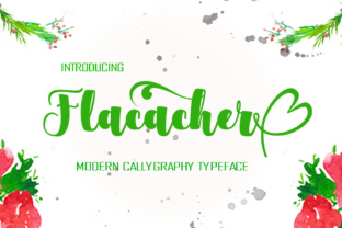 Flacacher: A Bold Handdrawn Script Font for Editorial Design
