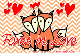 Foxes in Love: A Romantic Script Font That Feels Like a Handwritten Love Note