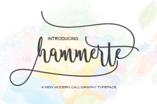 Hammerte: A Stylish Script Font for Modern Web Design