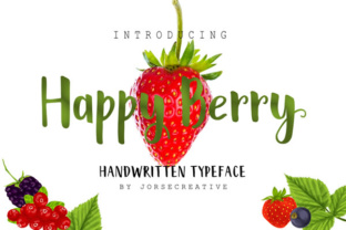 Happy Berry: A Playful, Professional Font for Small Business Branding