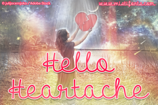 Hello Heartache: A Girly Script Font That Elevates Digital Branding