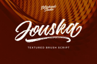 Jouska: A Gritty, Fluid Brush Script for Digital Branding