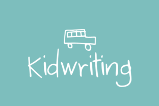 Kidwriting Family: A Playful, Hand-Drawn Script Font for Makers