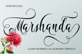 Marshanda: A Modern Calligraphy Font That Makes Your Message Stick