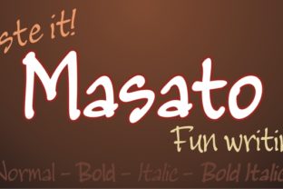 Masato Family: A Refined Script Font for Digital Branding