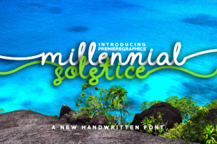 Millennial Solstice: A Handwritten Font That Feels Human in Fast-Scrolling Feeds