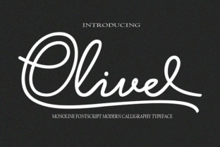 Olive: A Fluid Script Font for Polished Digital Branding