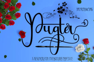 Pugter Font: A Handwritten Typeface for Editorial Warmth