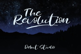 Revolution Brush: A Hand-Painted Script Font That Elevates Real Branding