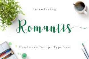 Romantis: A Lively Script Font for Digital Branding