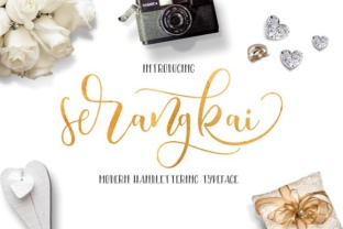 Serangkai: A Fluid Script Typeface for Handmade Charm