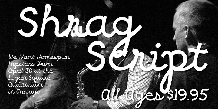 Shrag Script: A Handwritten Font That Sells Your Handmade Goods