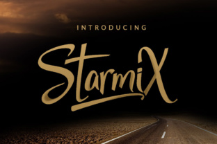 StarmiX: A Handmade Script Font That Feels Like Your First Sketch