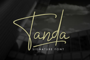 Tanda Signature: A Fresh Script Font for Campaign Headlines